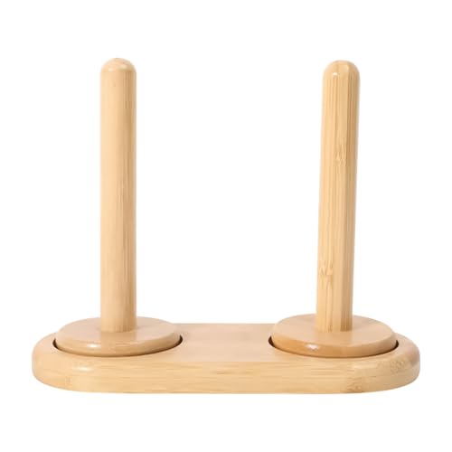 Jvjggag Garnhalter Ständer - Stickereispender für Craft Storage | Holzhalter -Werkzeug für Doppellager -Garnhalter zum Häkeln, Stricken, Nähen, Zuhause, Studioorganisation, 8.27x3.66x6,69 Zoll von Jvjggag