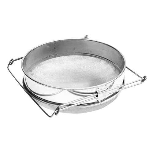 Jvjggag Honigsieb, Edelstahl-Honigsieb, Honigfilter, Bienenzuchtausrüstung, Netzfilter, Doppelsieb, Netzfilter für Imker Jvjggag Honigsieb, Edelstahl-Honigsieb, Honigfilter, Bienenzuchtausrüstung, Netzfilter, Doppelsieb, Netzfilter für Imker von Jvjggag