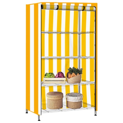 Jvjggag Shelf Cover, Wire Rack Protector, Heavy-Duty Waterproof Dustproof Shield, 210d Oxford Fabric, Secure Organization Solution, Indoor Kitchen Garage Outdoor Closet von Jvjggag
