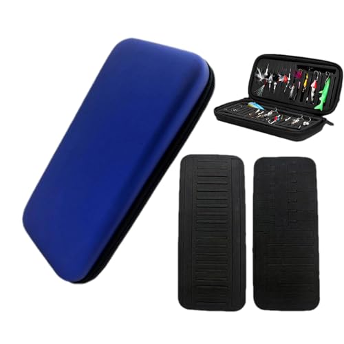 Jvjggag Spinner-Köderbox,Spinner-Köderbox,Fliegenboxen zum Fliegenfischen auf Forellen | Wasserdichte Angelgerätebox mit Fach, Fliegenfischerbox, Fliegenboxen zum Fliegenfischen von Jvjggag