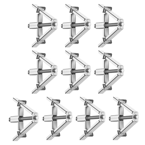 Jvjggag Wanddosen Reparatur Werkzeug, 10 Stücke Unterputzdosen Reparatur Clip, 86/118 Typ Halterung Instandhaltung Für Bauprojekte Mechaniker Elektriker Jvjggag Wanddosen Reparatur Werkzeug, 10 Stücke Unterputzdosen Reparatur Clip, 86/118 Typ Halterung Instandhaltung Für Bauprojekte Mechaniker Elektriker von Jvjggag