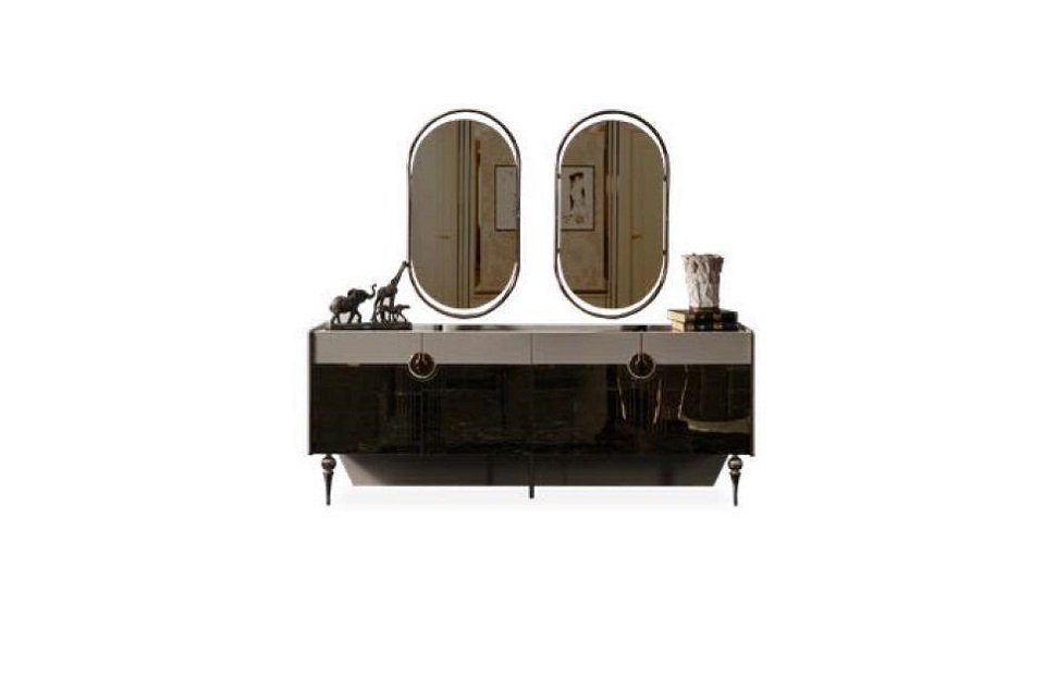 JVmoebel Sideboard Sideboard Anrichte Moderner Kommoden italienischer Stil (2 St., Sideboard / Spiegel) von JVmoebel