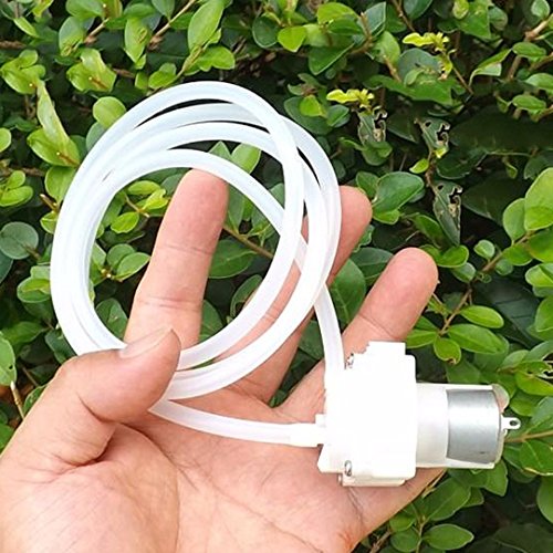 1 x selbstsaugende Wasserpumpe DC 3,7 V-6 V 5 V Mikro-Öl Getriebepumpe + 1 m Schlauch von Jwn