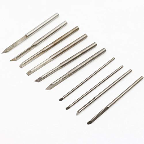 10 Stück/Set Holz Schnitzmesser Werkzeug Set High Speed Stahl Miniatur Schnitzen Handwerkzeuge für Tranchierliebhaber von Jwn