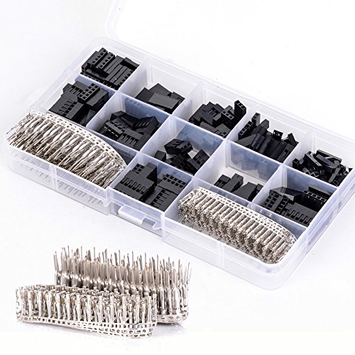 620pcs Dupont-Kabel-Pin Header-Stecker (Stecker/Crimp-Stecker + Buchse-Stecker mit Box von Jwn