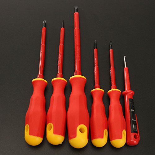 Neue 6 PCS VDE Elektriker-Schraubendreher Set Praktische Elektrische vollisoliert Hohe Spannung Multi Tool Schraube Kopf Typ Neue 6 PCS VDE Elektriker-Schraubendreher Set Praktische Elektrische vollisoliert Hohe Spannung Multi Tool Schraube Kopf Typ von Jwn