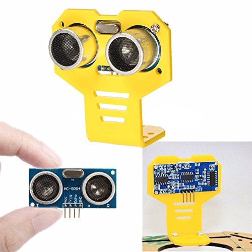 Ultraschall-Modul HC-SR04 Abstandsmessungs-Sensor + Halterung mit 4 Befestigungsschrauben Ultraschall-Modul HC-SR04 Abstandsmessungs-Sensor + Halterung mit 4 Befestigungsschrauben von Jwn