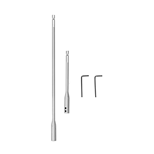 1/4 Drillbitverlängerungssatz, Hochkohlenstoff -Stahl -Bohrerweiterungsset mit Schlüssel für Holz -Turniermöbel Carpentry und Konstruktion 1/4 Drillbitverlängerungssatz, Hochkohlenstoff -Stahl -Bohrerweiterungsset mit Schlüssel für Holz -Turniermöbel Carpentry und Konstruktion von Jwthee