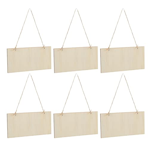 12 Stück Leere Holztafel, Holztafel, Rechteckig, Unlackiertes Holz, Hängeschild, Zum Aufhängen, Dekorative Holztafel, DIY-Handwerk, Schilder, Zum Aufhängen von Holztafeln, Bannern Mit Seilen 12 Stück Leere Holztafel, Holztafel, Rechteckig, Unlackiertes Holz, Hängeschild, Zum Aufhängen, Dekorative Holztafel, DIY-Handwerk, Schilder, Zum Aufhängen von Holztafeln, Bannern Mit Seilen von Jwthee