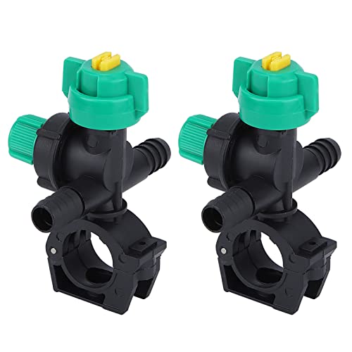 2pcs Atomisierende Sprinklerdüse, 13 mm externer Gewinde Gartennebel emittierbare verstellbare landwirtschaftliche Rasenwässerung Universal Düse Bewässerung Mikrospray -Köpfe von Jwthee