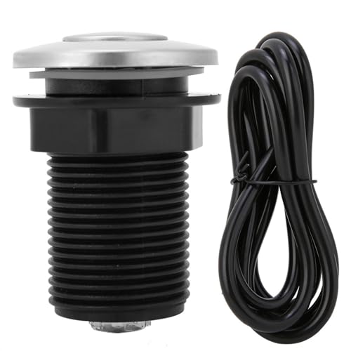 32 -mm -Spüle Top Luft aktivierter Druckknopf, pneumatische Poolpumpenluftrohrschalter Müll für Müllentsorgungsabschluss -Schalter Waschbeckenenteilung Teile von Jwthee
