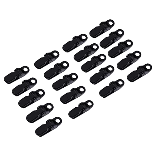 40pcs Tarp Clip Multipurpose sichert Klemme Hochleistungs -Planen -Clips mit Schloss Grip Windproof -Kieferzelt Klemmen Schnappschüsse für Outdoors Camping -Markise Banner von Jwthee