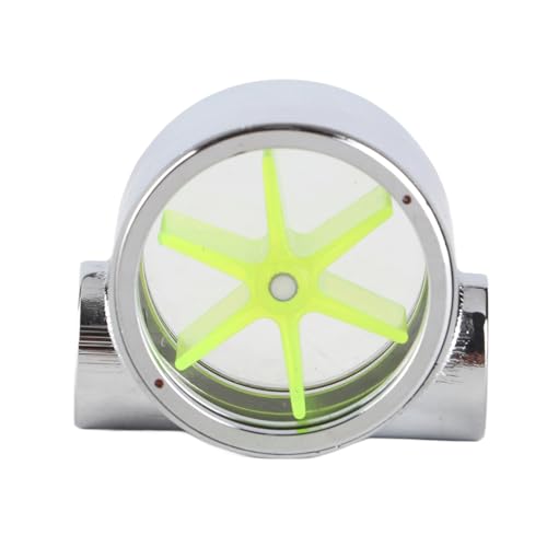 Computer Water Cooling Flow Indicator, Watercooling Flow Indicator 1/4 PC Female to Female Thread Computer Monitor Water Cooling Indicator for PC System von Jwthee