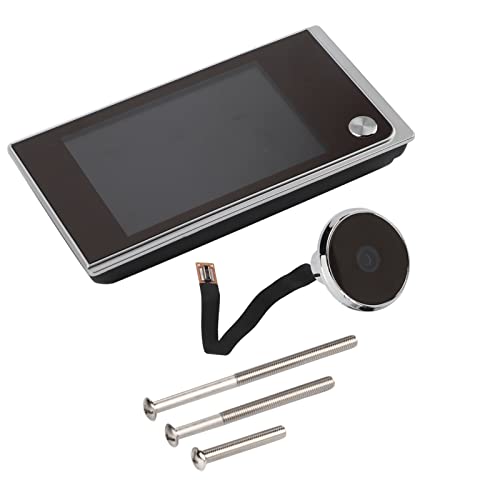 Digital Peephole -Zuschauer -Türklingel, Heimvideo -Augen -Betrachter, Small HD Smart Security Camera 3,5 Zoll Indoor LCD -Bildschirm -Sicherheitssystem von Jwthee