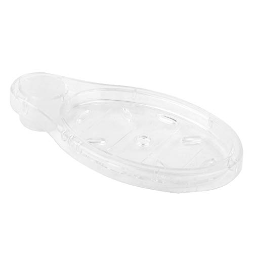Duschstange Seifenschale, Badezimmer Seifenschale Transparent Seifenschale Dusche Runde Acryl Seifenschale Seifenschale Tablett Badezimmer Seifenschale Organizer von Jwthee
