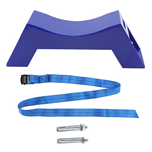 Gaszylinder-Halterung mit 59-in-Gas-Tankgurten und Expansions schraube, 2-Sets Wand halterung für Wand halterung für den Außen gaszylinder, an der Wand befestigte Halterung (Blau) von Jwthee