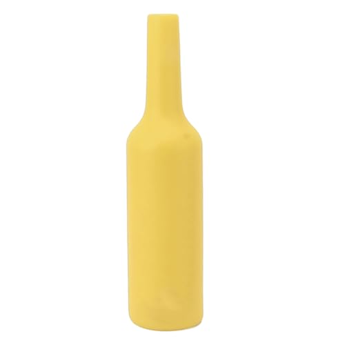 Jwthee Barkeeper Übung Flasche, Silikon Shatter -Probant -Resistants Weiche Performance Training Bar Spirituosenflasche, Flair Flaschen, Flair Barkeeper Kit für Bar Pub Wine Cocktail (Gelb) von Jwthee