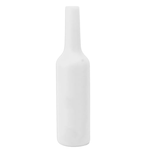 Jwthee Barkeeper Übung Flasche, Silikon Shatter -Probant -Resistants Weiche Performance Training Bar Spirituosenflasche, Flair Flaschen, Flair Barkeeper Kit für Bar Pub Wine Cocktail (Weiß) von Jwthee