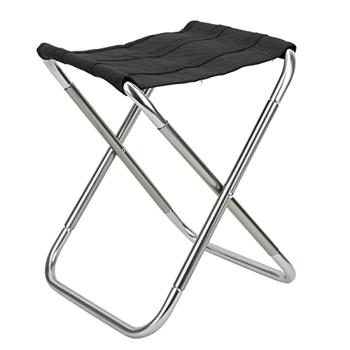 Jwthee Campinghocker, tragbarer Klapphocker Klappbarer Campingstuhl Compact Lightweightable Stuhl Tragbarer Angelhocker für Wandern, Strand, Camping, BBQ von Jwthee