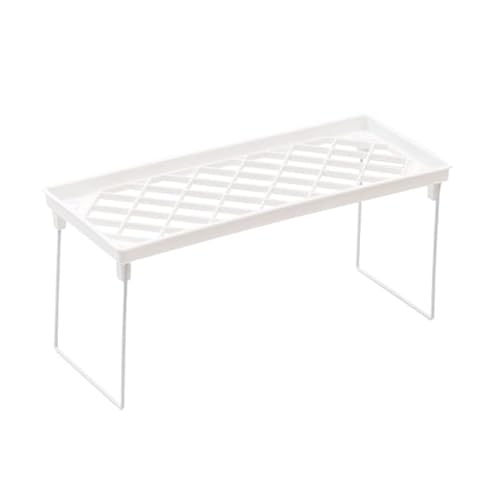 Jwthee Desktop -Organisatorregal, Faltbarer Schlafsaal -Speicherorganisator, Desktop -Organisatoren -Büro -Speicherregal für Wohnheimwohnheimbüro (S) von Jwthee