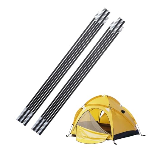 Jwthee Fiberglas-Zeltstangen, Schwarz, Rohr, 7 mm, 330 cm, 2 Stangen à 58,3 cm, für 1-2 Personen, Kinder- und Planenzelte, leicht und tragbar, Ersatz- und Austauschteil Jwthee Fiberglas-Zeltstangen, Schwarz, Rohr, 7 mm, 330 cm, 2 Stangen à 58,3 cm, für 1-2 Personen, Kinder- und Planenzelte, leicht und tragbar, Ersatz- und Austauschteil von Jwthee