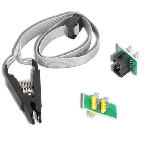 Jwthee Flash Chip, SOIC8 SOP8 Flash Chip IC Test Clip Programmierung Buchse Adapter Board Kabel IC Test Clip Adapter Flash Chip IC Test Clips Socket Adpter Programmer für SOP8 Chips Jwthee Flash Chip, SOIC8 SOP8 Flash Chip IC Test Clip Programmierung Buchse Adapter Board Kabel IC Test Clip Adapter Flash Chip IC Test Clips Socket Adpter Programmer für SOP8 Chips von Jwthee