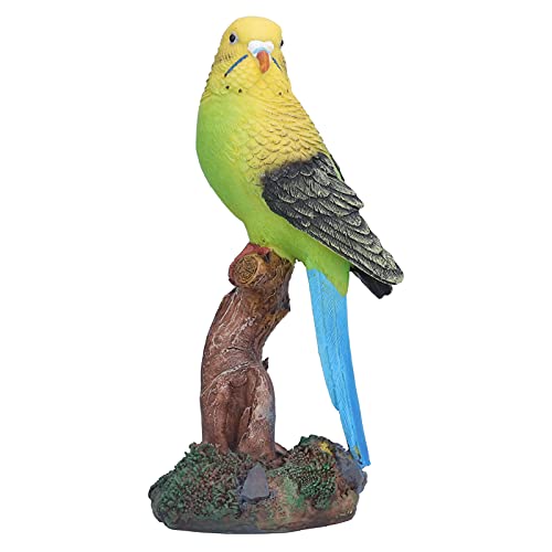 Jwthee Papageienstatuen aus Kunstharz, Papageienmodell aus Kunstharz, Vogelfigur, Papageienskulptur aus Kunstharz, Tiermodell, Papageien, Gartenstatuen, Landschaftsdekoration, von Jwthee