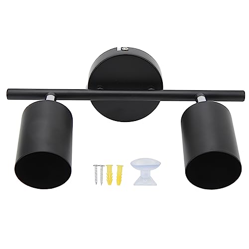 LED -Spur -Beleuchtungsvorrichtungen, 10,8 -Zoll -Spur Deckenleuchten Deckenlampen -Spotlight 90 Grad Rotatable 2 Light Track Lighting Kit für Gu10 -Lampendecke LED -Spur -Beleuchtungsvorrichtungen, 10,8 -Zoll -Spur Deckenleuchten Deckenlampen -Spotlight 90 Grad Rotatable 2 Light Track Lighting Kit für Gu10 -Lampendecke von Jwthee