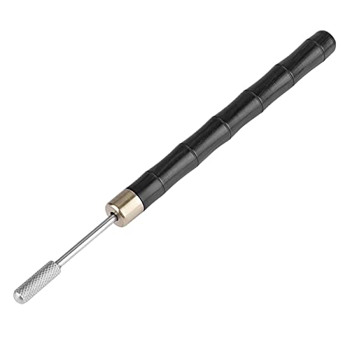 Lederfarbe Stift, Sandelholzgriff Edelstahl Top Farbstoff Rollenöl Stiftgürtel Finisher Diy Leder Top Lack Roller Lederhandwerk von Jwthee