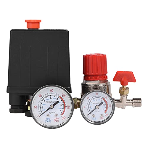 Luftkompressorschalter, Luftkompressordruckregelventil kleiner Verteilerregler mit Steuerventilregler zur schnellen Druckreduzierung Luftkompressorschalter, Luftkompressordruckregelventil kleiner Verteilerregler mit Steuerventilregler zur schnellen Druckreduzierung von Jwthee