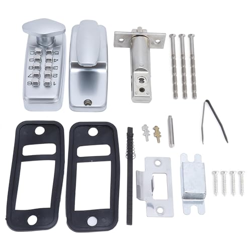 Mechanische Passwort -Türschloss -Set, Zinklegierung 2 bis 8 Ziffer Code Kombinationstürschlüsselloses Tor für Zuhause von Jwthee