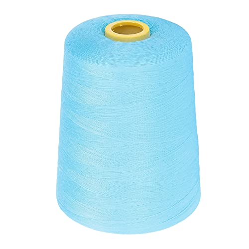 Nähgarn, 8000 Yards pro Spulen Polyester-Nähgarne Allzweck vor gewundene Bobbins für Stickerei und Nähmaschine (251 Sky Blue) von Jwthee