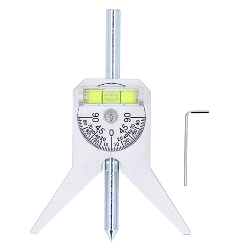 Pipe Center Finder Holzbearbeitung, Pipe Level Center Punch -Werkzeug, 4 -Zoll -Basis, Sicherheitsrohrmarker -Zentrierwerkzeug mit einstellbarer Zifferblattblase von Jwthee