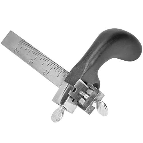 Professional Leather Strap Cutter Tools,DIY Leathers Strap Belt Cutter for Working Handmade Leather Hand Cutting Tool with Aluminium Handle for Craft von Jwthee