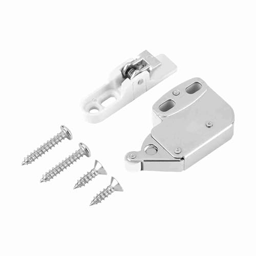 Schrank Türschrank Verriegelungsschloss -Set, automatisches Feder -Schnappsystem Drücken von Jwthee