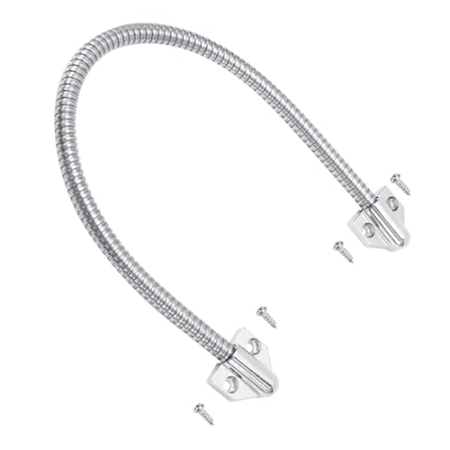 Stainless Steel Armored Door Loop, Door Wire Conduit Flexible Door Loop Exposed Mounting Access Control Cable Steel Cable with Loops for Mounting Protect Wire Cable von Jwthee