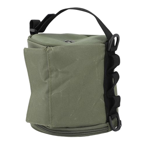 Toilettenpapierhülle, Camping-Toilettenpapierhalter, Toilettenpapierrolle, Reiseetui, hängende Toilettenpapiertüte, tragbarer Toilettenpapierhalter für den Außenbereich (Armeegrün) von Jwthee