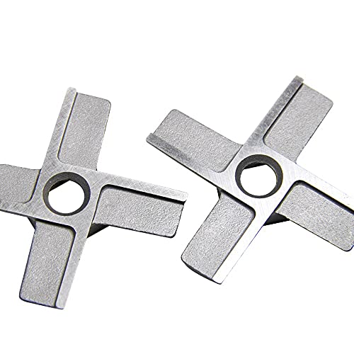 Jxjamp 1 x Fleischwolfmesser Edelstahl Fleischwolfklinge #5 Ersatzteile für Philips HR2526 HR2708-2714 HR2726-2729 von Jxjamp