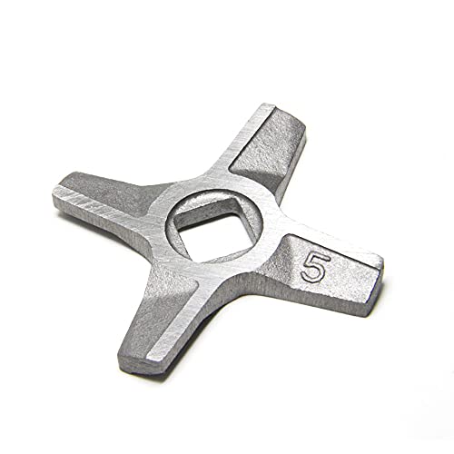 Jxjamp 1pc Fleischwolfmesser 5# Fleischwolf Klinge 10003882 Ersatzteile für Zelmer 586.5 686.5 887.5 987 Z6865 .54 ZMM0505 ZMM0705 ZMM4045 von Jxjamp