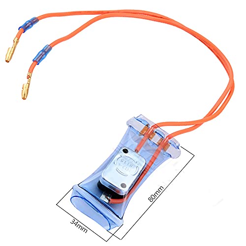 Jxjamp AC 250V 10A-7 Grad Celsius 2 Kabel (quadratisch) Bimetall Kühlschränke Defroster Thermostat Kühlschrank Abtauthermostat von Jxjamp