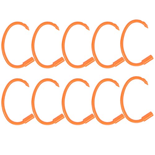 10 Stück leichter Kunststoff, gute Elastizität für die Landwirtschaft, Bullen, Zubehör für Nasenringe für Rinder von Jxngery