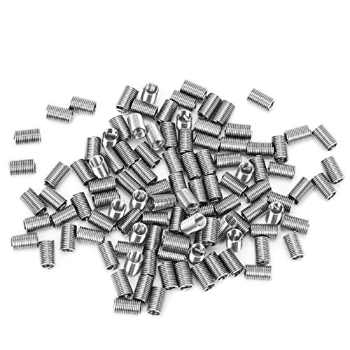 100pcs Fadeneinsätze Edelstahl Reparaturwerkzeug männliche Weibliche Fastenmänner M4x0.7 für technische Materialien (3d) von Jxngery