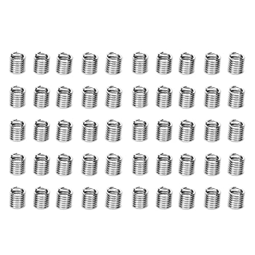 50pcs Gewinde Einsätze Edelstahl Reparaturwerkzeugbefestigungshardware US Standard 5/16in -18x1.5d zur Reparatur des internen Gewinde 50pcs Gewinde Einsätze Edelstahl Reparaturwerkzeugbefestigungshardware US Standard 5/16in -18x1.5d zur Reparatur des internen Gewinde von Jxngery