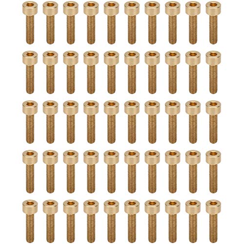 50pcs Kupferkappe Hex Socket Schraubenhardware -Werkzeuge M4 Industrielle Lieferungen (M4*16) von Jxngery