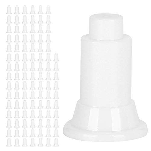 Aquarium -Isolationsplatine Unterstützung Füße Dekorative Stallteiler 100pcs Set Safe PVC Geeignete Aquarium -Fischtank (Weiß) von Jxngery