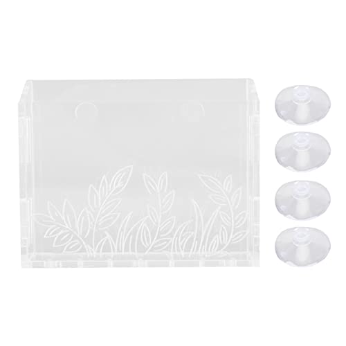 Aquatischer Pflanzenbecher Acryl hohe Helligkeit transparent Slant Cut Design Aquarium Pflanzerhalter Aquarium Acrylmaterial (L) von Jxngery