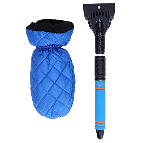 Auto Schneeschaufel Multifunktional einstiegbarer Eiskratzer Warmärmel für Winterblau Auto Schneeschaufel Multifunktional einstiegbarer Eiskratzer Warmärmel für Winterblau von Jxngery