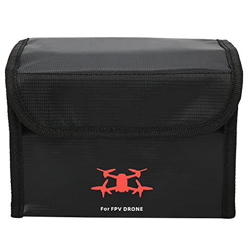 Batterie sicherer Beutel Explosionssicherer feuerfestes Lipo -Schutz FPV Drohne Schwarz (3 Batterie) von Jxngery