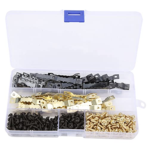 Bildhänger Set Metal Doppel -Loch -Rahmen -Hanging -Werkzeugkit mit 240 PCS -Schrauben für die Heimdekoration Bildhänger Set Metal Doppel -Loch -Rahmen -Hanging -Werkzeugkit mit 240 PCS -Schrauben für die Heimdekoration von Jxngery