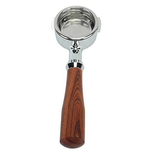 Coffee Porta filter 58 mm E61 Bodenloser Griff für Home Coffee Shop (E Redwood) von Jxngery